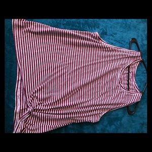 3 for $10 SO sleeveless knotted T-shirt
